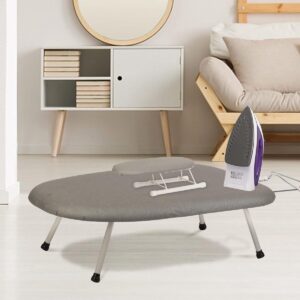 Table à Repasser Compacte avec Support Fer